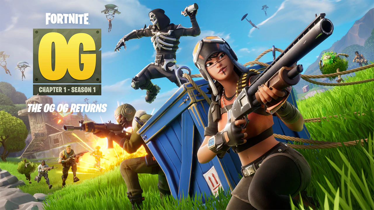 Fortnite OG mode promotional still from IGN